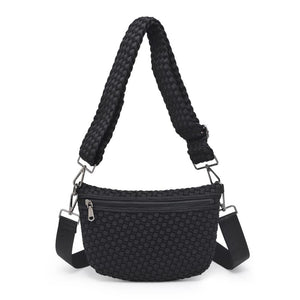 Product Image of Sol and Selene Ethereal - Woven Neoprene Belt Bag 841764110839 View 1 | Black