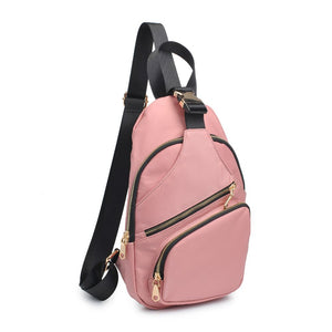Product Image of Sol and Selene On The Go - Nylon Sling Backpack 841764106276 View 6 | Pastel Pink