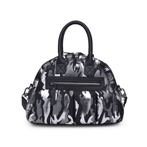 Product Image of Sol and Selene Flying High - Mini Satchel 841764104197 View 3 | Silver Metallic Camo