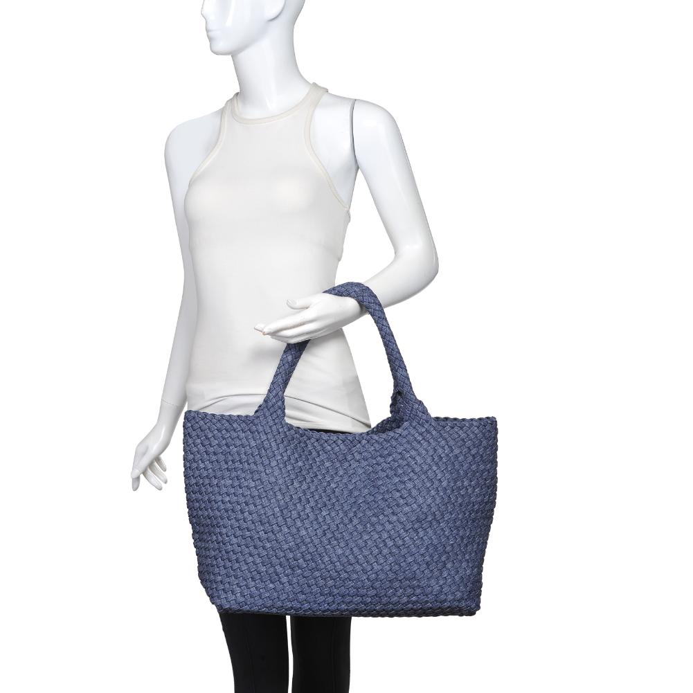 Sol and Selene Sky's The Limit - Large Tote 841764110266 View 5 | Dark Denim