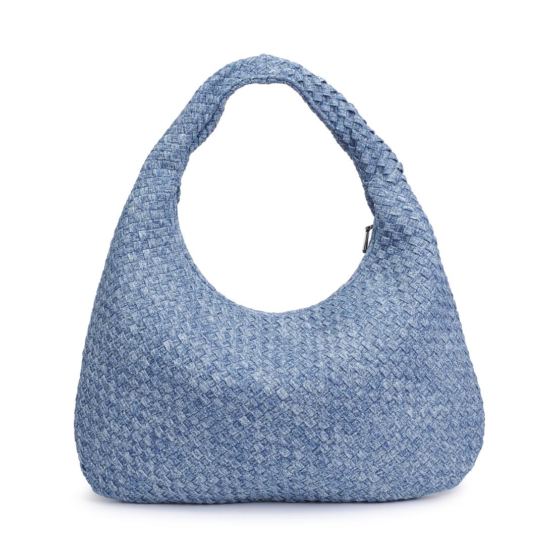 Product Image of Sol and Selene Dare to Dream - Large Woven Denim Hobo 841764111430 View 7 | Denim