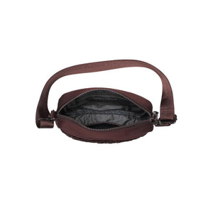 Sol and Selene Inspiration - Woven Neoprene Crossbody 841764110495 View 8 | Chocolate