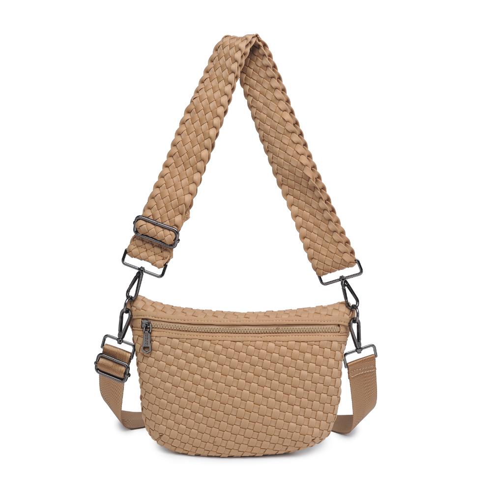 Product Image of Sol and Selene Ethereal - Woven Neoprene Crossbody 841764110884 View 5 | Nude