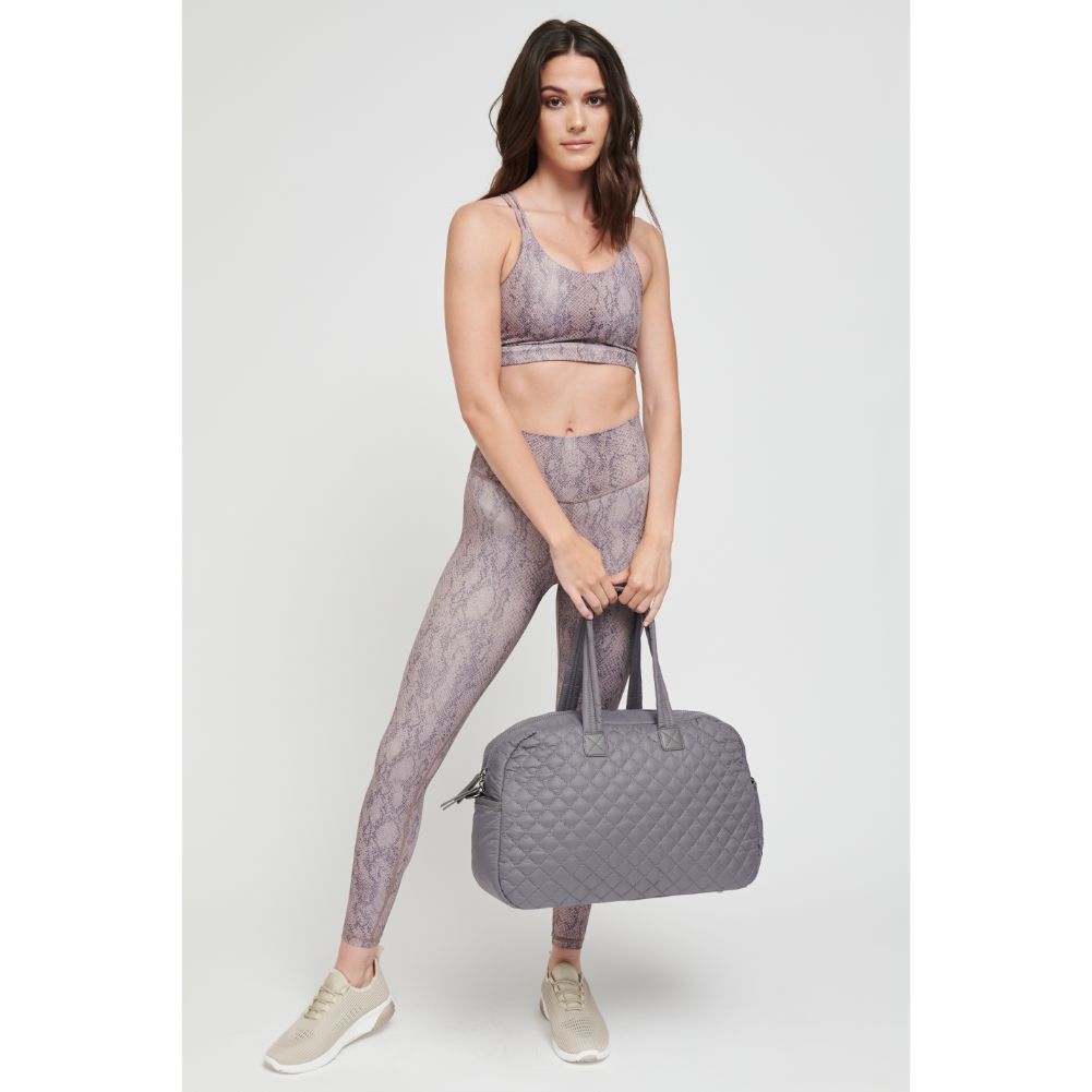 Woman wearing Carbon Sol and Selene Getaway Weekender 841764105477 View 4 | Carbon