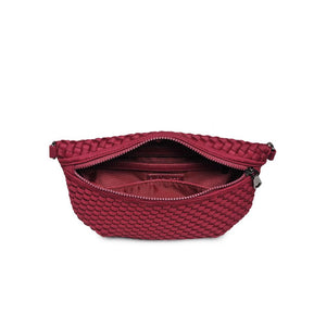 Product Image of Sol and Selene Ethereal - Woven Neoprene Belt Bag 841764110907 View 4 | Wine