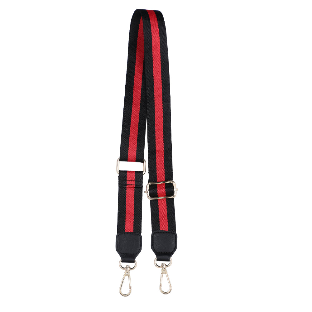 Product Image of Sol and Selene Adjustable Shoulder Crossbody Strap Shoulder Strap 841764106207 View 7 | Black Red Black