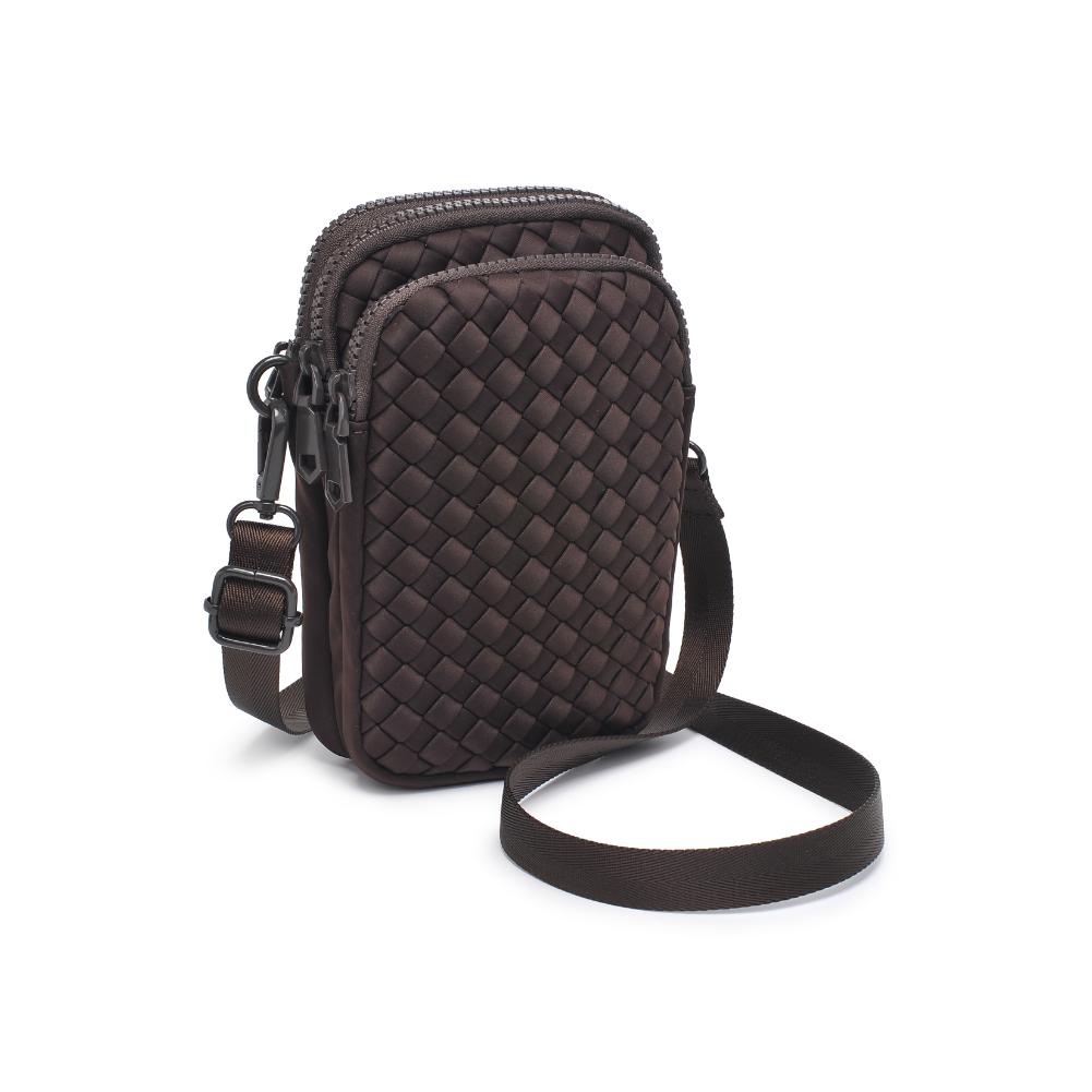 Sol and Selene Divide & Conquer - Woven Neoprene Crossbody 841764110228 View 6 | Chocolate