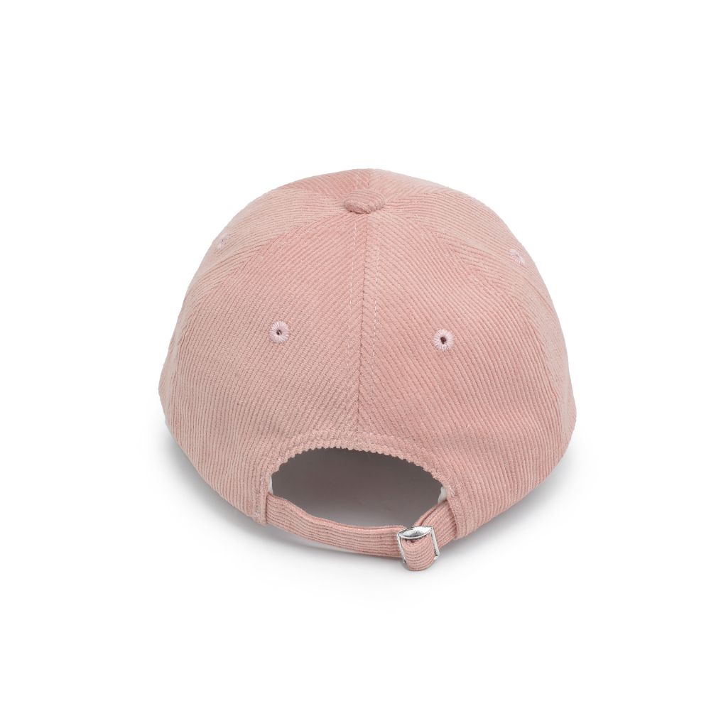 Product Image of Sol and Selene Corduroy Baseball Hat Baseball Cap 818209014830 View 3 | Blush