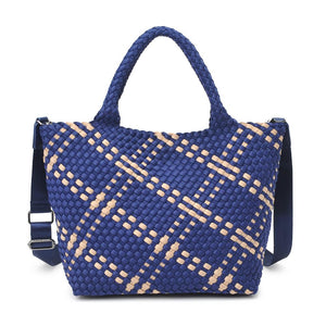 Sol and Selene Sky's The Limit - Medium Tote 841764110358 View 7 | Navy Nude