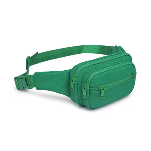 Product Image of Sol and Selene Hip Hugger - Neoprene Mesh Belt Bag 841764109840 View 6 | Green