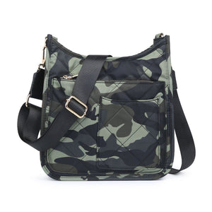 Product Image of Sol and Selene Motivator Messenger Crossbody 841764106757 View 5 | Camo