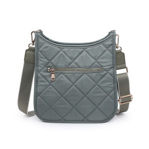 Product Image of Sol and Selene Motivator Messenger Crossbody 841764107525 View 7 | Sage