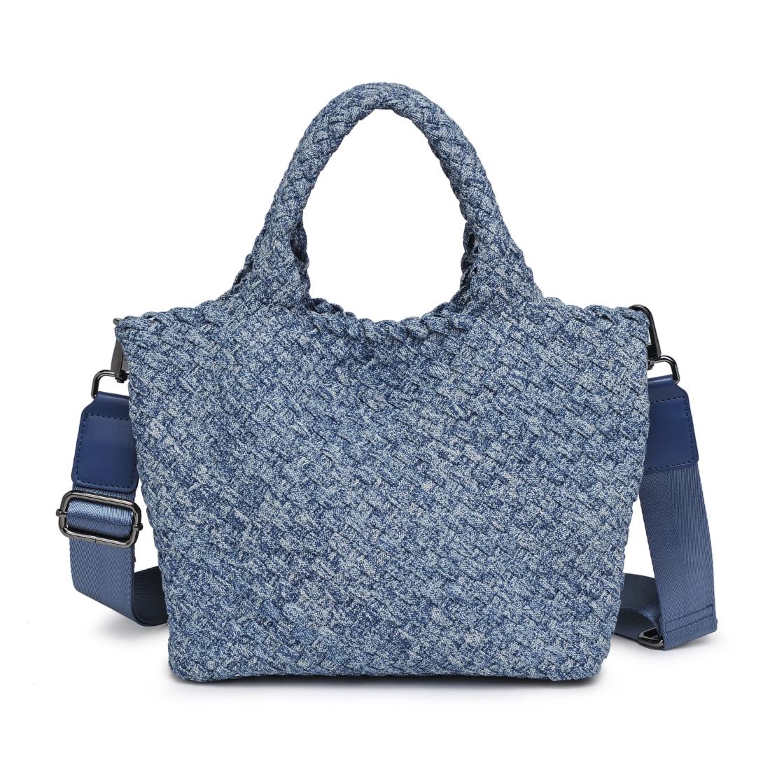 Product Image of Sol and Selene Sky&#39;s The Limit - Small Denim Crossbody 841764111393 View 5 | Denim