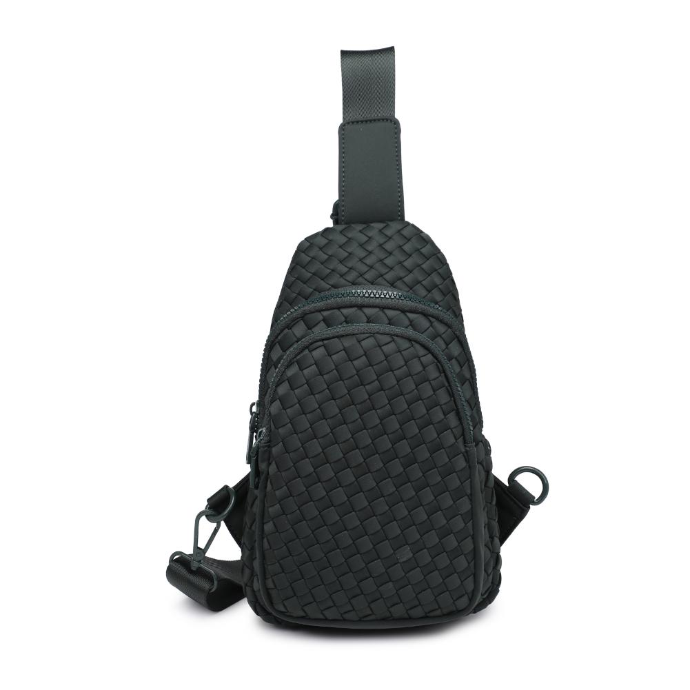 Sol and Selene Beyond The Horizon - Woven Neoprene Sling Backpack 841764109079 View 5 | Olive