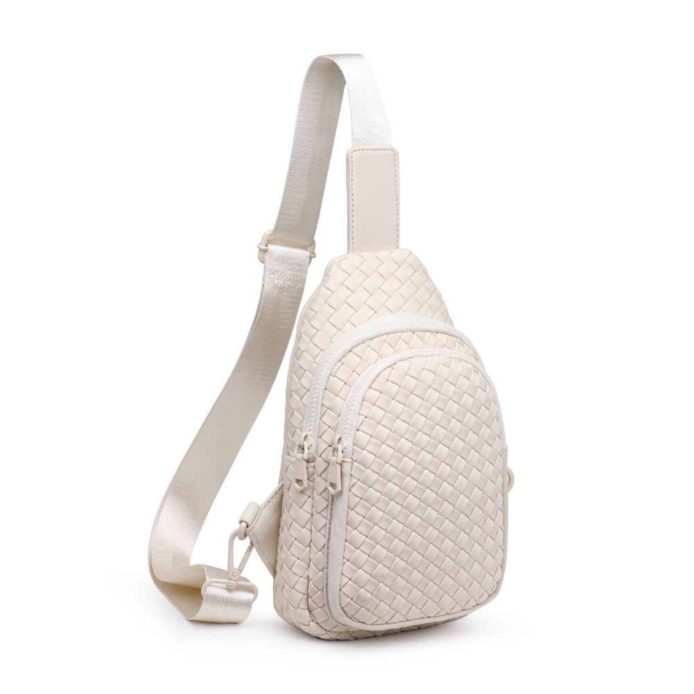 Sol and Selene Beyond The Horizon - Woven Neoprene Sling Backpack 841764109277 View 6 | Cream