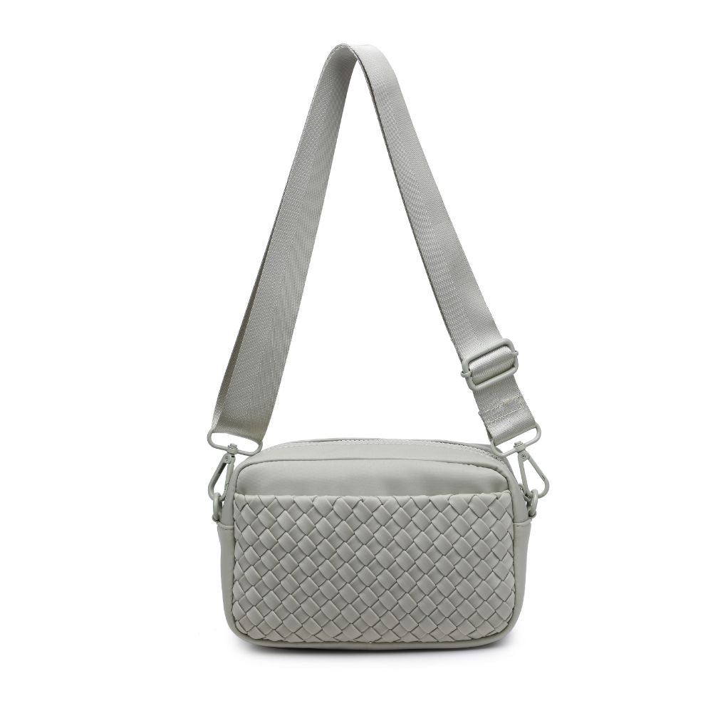 Sol and Selene Inspiration - Woven Neoprene Crossbody 841764109222 View 7 | Sage