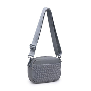 Sol and Selene Inspiration - Woven Neoprene Crossbody 841764108348 View 6 | Grey