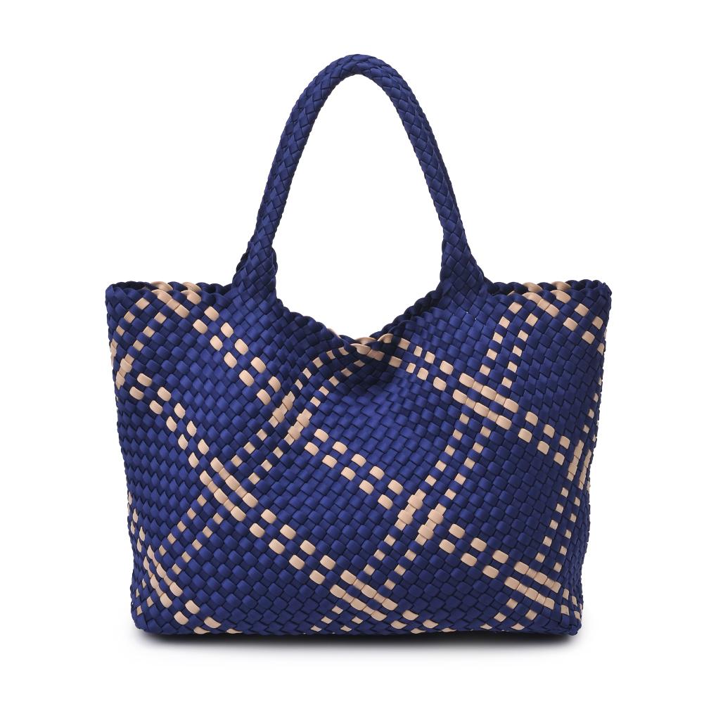 Sol and Selene Sky's The Limit - Large Tote 841764110259 View 3 | Navy Nude