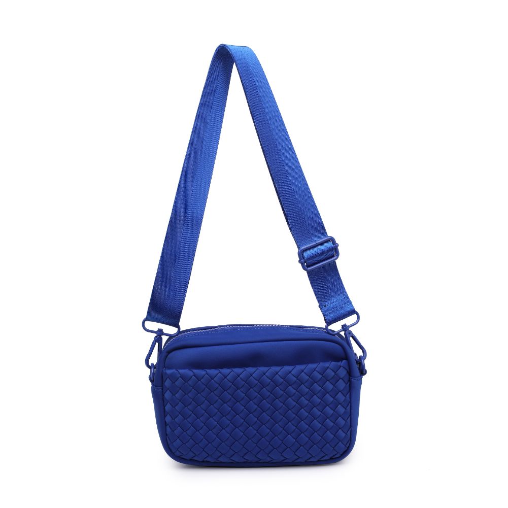 Sol and Selene Inspiration - Woven Neoprene Crossbody 841764108362 View 7 | Royal Blue