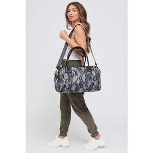 Woman wearing Black Python Sol and Selene Secret Weapon Weekender 841764105200 View 3 | Black Python