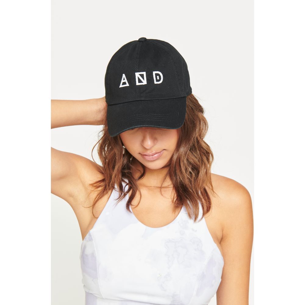 Product Image of Sol and Selene AND Logo Hat Baseball Cap 841764106535 View 5 | Black