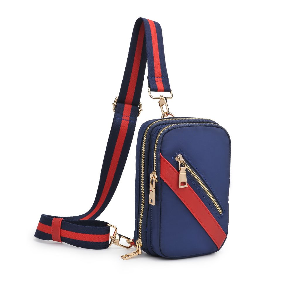 Product Image of Sol and Selene Accolade Sling Backpack 841764106443 View 6 | Navy