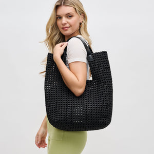 Woman wearing Black Sol and Selene Zenith Zen Tote 841764109970 View 2 | Black