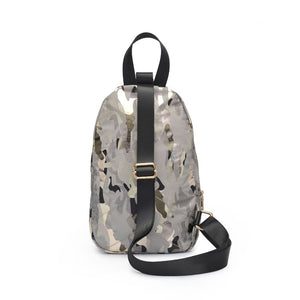 Product Image of Sol and Selene On The Go - Nylon Sling Backpack 841764105422 View 7 | Seafoam Metallic Camo
