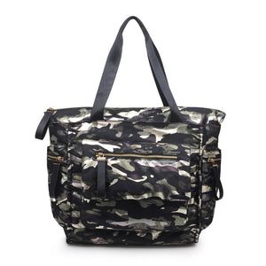 Product Image of Sol and Selene Gratitude Tote 841764105293 View 5 | Green Metallic Camo