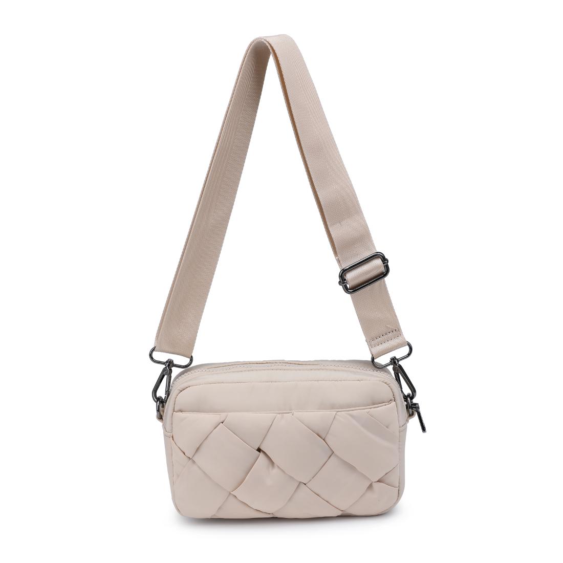 Product Image of Sol and Selene Inspiration - Braided Woven Nylon Crossbody 841764111799 View 7 | Cream