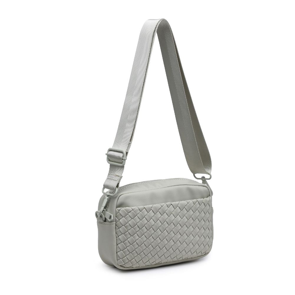 Sol and Selene Inspiration - Woven Neoprene Crossbody 841764109222 View 6 | Sage