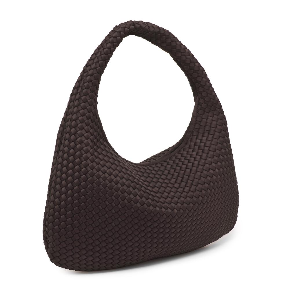 Product Image of Sol and Selene Dare to Dream - Large Woven Neoprene Hobo 841764110938 View 2 | Chocolate