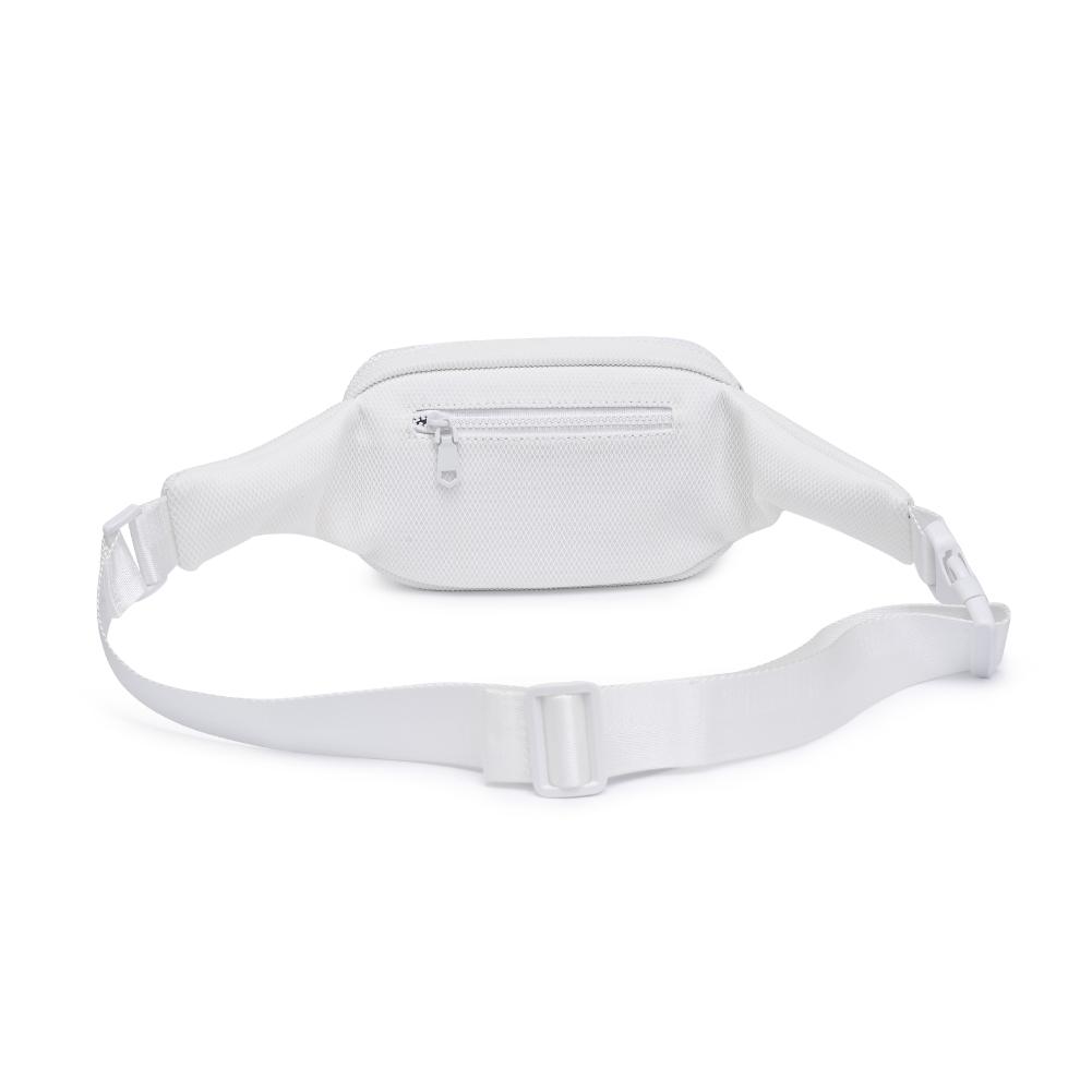 Product Image of Sol and Selene Hip Hugger - Neoprene Mesh Belt Bag 841764109826 View 7 | White