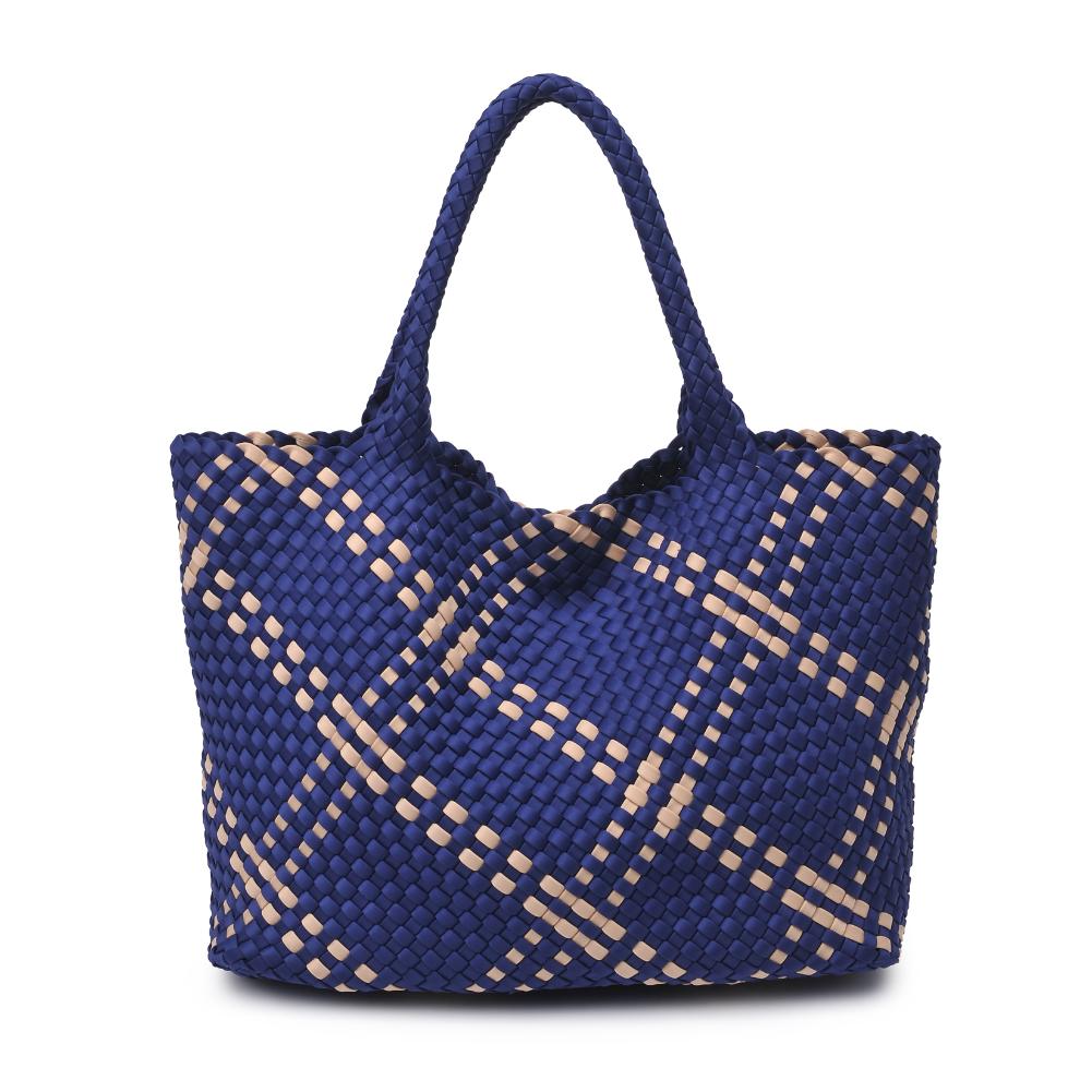 Sol and Selene Sky's The Limit - Large Tote 841764110259 View 5 | Navy Nude