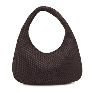 Product Image of Sol and Selene Dare to Dream - Large Woven Neoprene Hobo 841764110938 View 1 | Chocolate