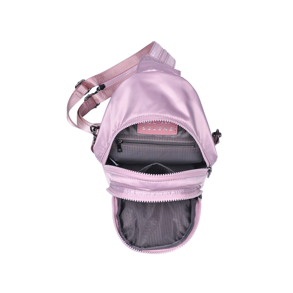 Product Image of Sol and Selene On The Run Sling Backpack 841764104418 View 8 | Blush