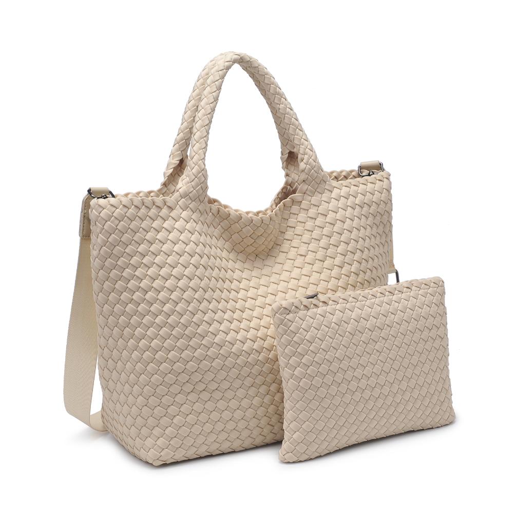 Sol and Selene Sky's The Limit - Medium Tote 841764109246 View 6 | Cream