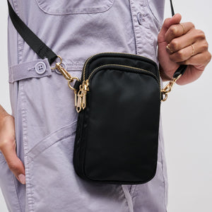 Woman wearing Black Sol and Selene Divide & Conquer Crossbody 841764104715 View 4 | Black