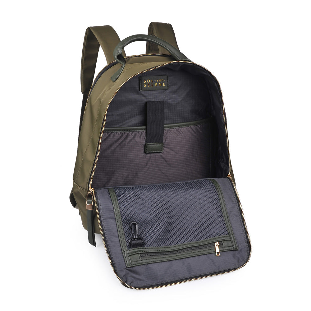 Product Image of Sol and Selene Cloud Nine Backpack 841764103060 View 8 | Olive