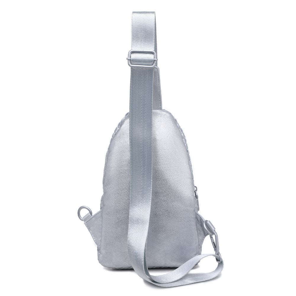 Sol and Selene Beyond The Horizon - Woven Neoprene Sling Backpack 841764109093 View 7 | Silver