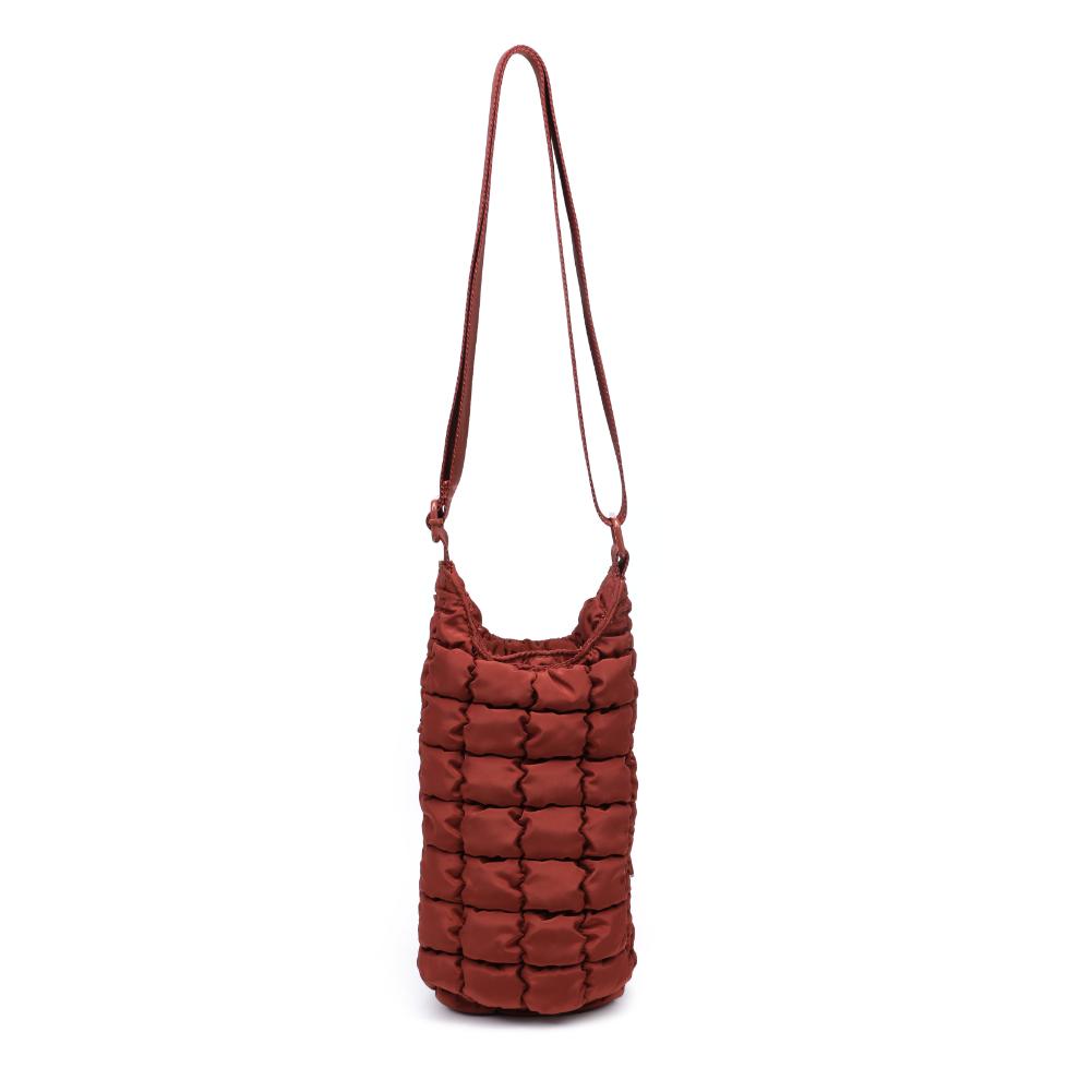 Product Image of Sol and Selene Let It Flow - Quilted Puffer Crossbody 841764110426 View 3 | Rust