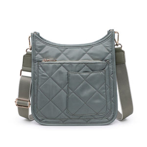 Product Image of Sol and Selene Motivator Messenger Crossbody 841764107525 View 5 | Sage