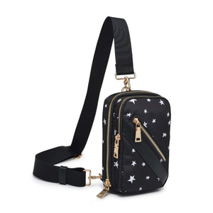 Product Image of Sol and Selene Accolade Sling Backpack 841764107273 View 6 | Black Star