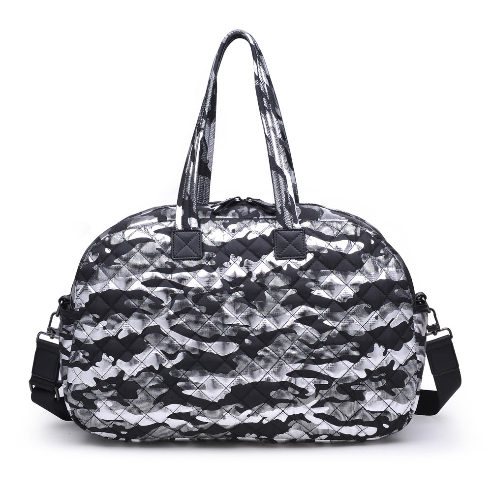 Product Image of Sol and Selene Getaway Weekender 841764104173 View 5 | Silver Metallic Camo