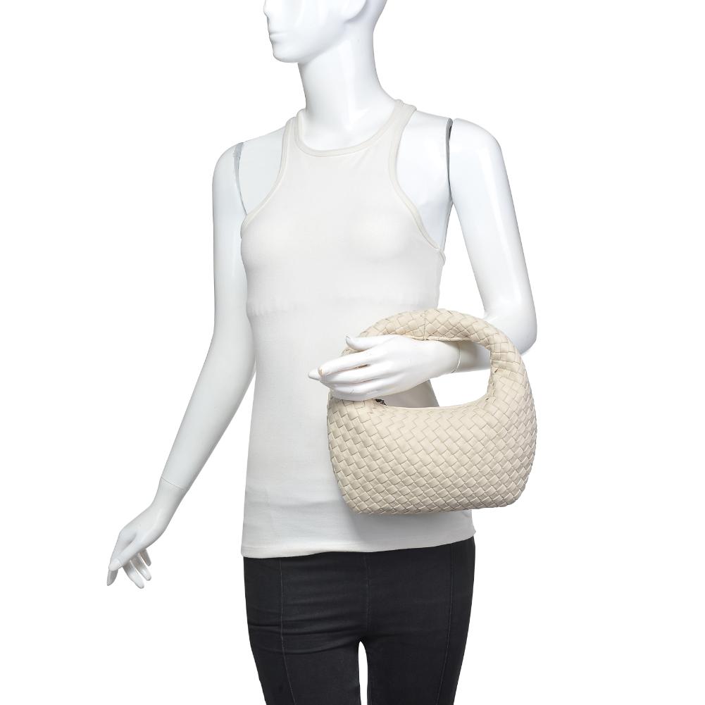 Product Image of Sol and Selene Dare to Dream - Small Woven Neoprene Clutch 841764111089 View 5 | Cream