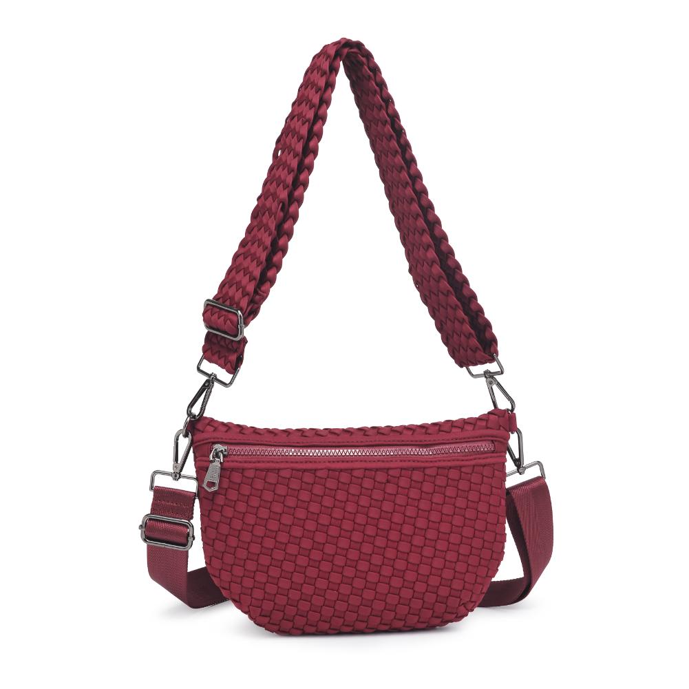 Product Image of Sol and Selene Ethereal - Woven Neoprene Belt Bag 841764110907 View 1 | Wine