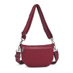 Product Image of Sol and Selene Ethereal - Woven Neoprene Belt Bag 841764110907 View 1 | Wine