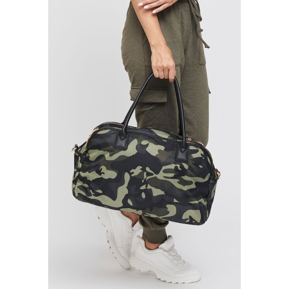 Woman wearing Camo Sol and Selene Secret Weapon Weekender 841764103336 View 1 | Camo