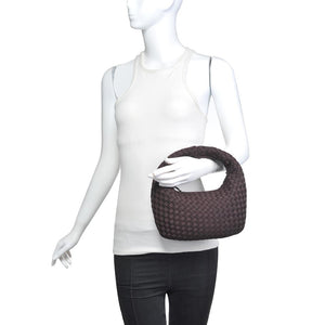 Product Image of Sol and Selene Dare to Dream - Small Woven Neoprene Clutch 841764111096 View 5 | Chocolate