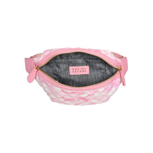 Product Image of Sol and Selene Side Kick Belt Bag 841764105910 View 4 | Pink Camo